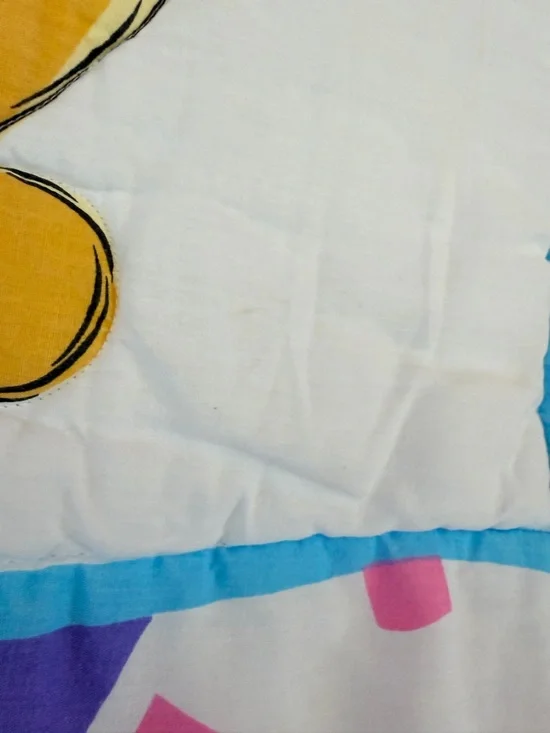 Vintage 1994 Disney Winnie the Pooh Crib Blanket Quilt- Tigger - Piglet - Eeyore - Picture 7 of 15